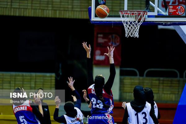 آخر دور رفت لیگ برتر بسكتبال زنان در گروه دوم