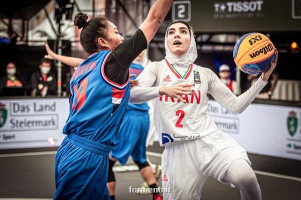 سومین شكست پی در پی زنان بسكتبال ایران در انتخابی المپیك