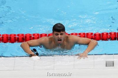 سی و دومین دوره المپیك – توكیو شناگر ایران ركورد ملی را ارتقا بخشید