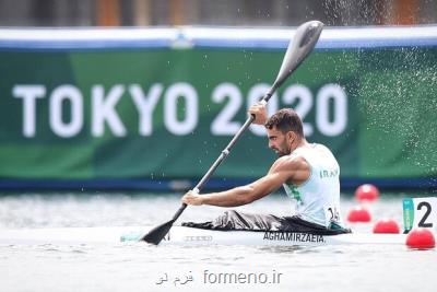 گزارش خبرنگار مهر از توكیو؛ علی آقامیرزایی به نیمه نهایی کایاک نرسید