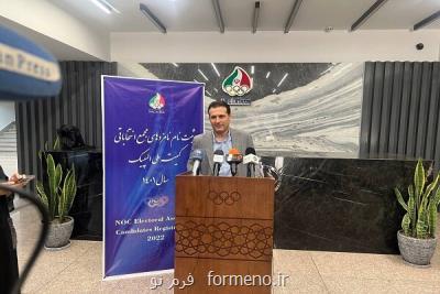 میراسماعیلی از انتخابات کمیته ملی المپیک انصراف داد