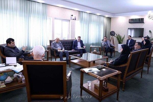 نشست وزیر و معاونین وزارت ورزش با فدراسیون ناشنوایان