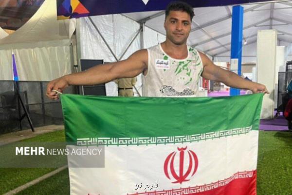 امان الله پاپی به مدال برنز پرتاب نیزه پارادوومیدانی جهان رسید