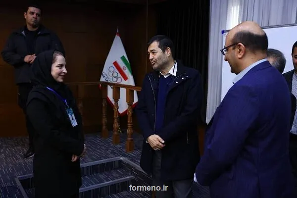 بازدید وزیر ورزش از پروسه انتخابات کمیسیون ورزشکاران کمیته ملی المپیک