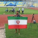 علیزاده نایب قهرمان دوی ۱۵۰۰ متر ناشنوایان آسیا شد